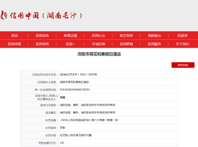 消防法规不可逾越 湖南健青酒店等公司因违反消防法受处罚